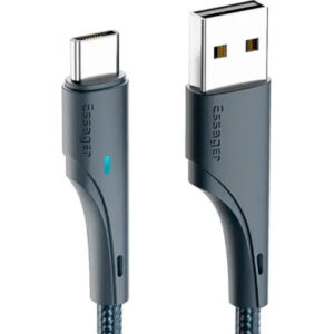 Дата кабель USB 2.0 AM to USB-C 3.0m black Essager (EXCT-LSC01)
