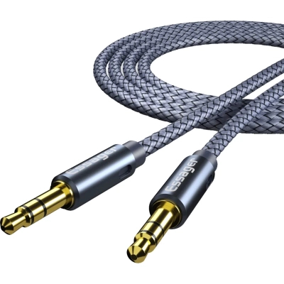 Кабель мультимедийный 3.5mm M to 3.5mm M 2.0m gray Essager (EYP35-DYA0G)