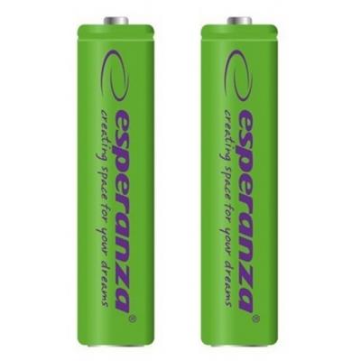 Аккумулятор Esperanza AAA 1000mAh Ni-MH * 2 green (EZA101G)