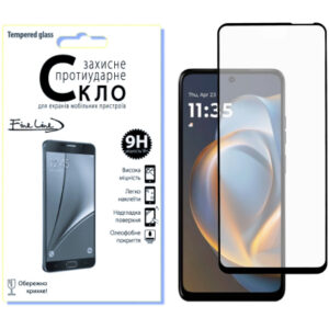 Стекло защитное Fine Line Full Glue Motorola G05 Black (FL-TGFG-396)