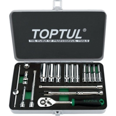 Набор инструментов Toptul дюймових 1/4" 18од. 3/16"-9/16" (GCAD1813)