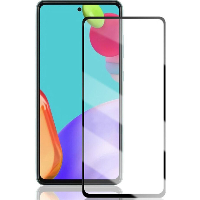 Стекло защитное PowerPlant Full screen Samsung Galaxy A52, Black (GL609819)