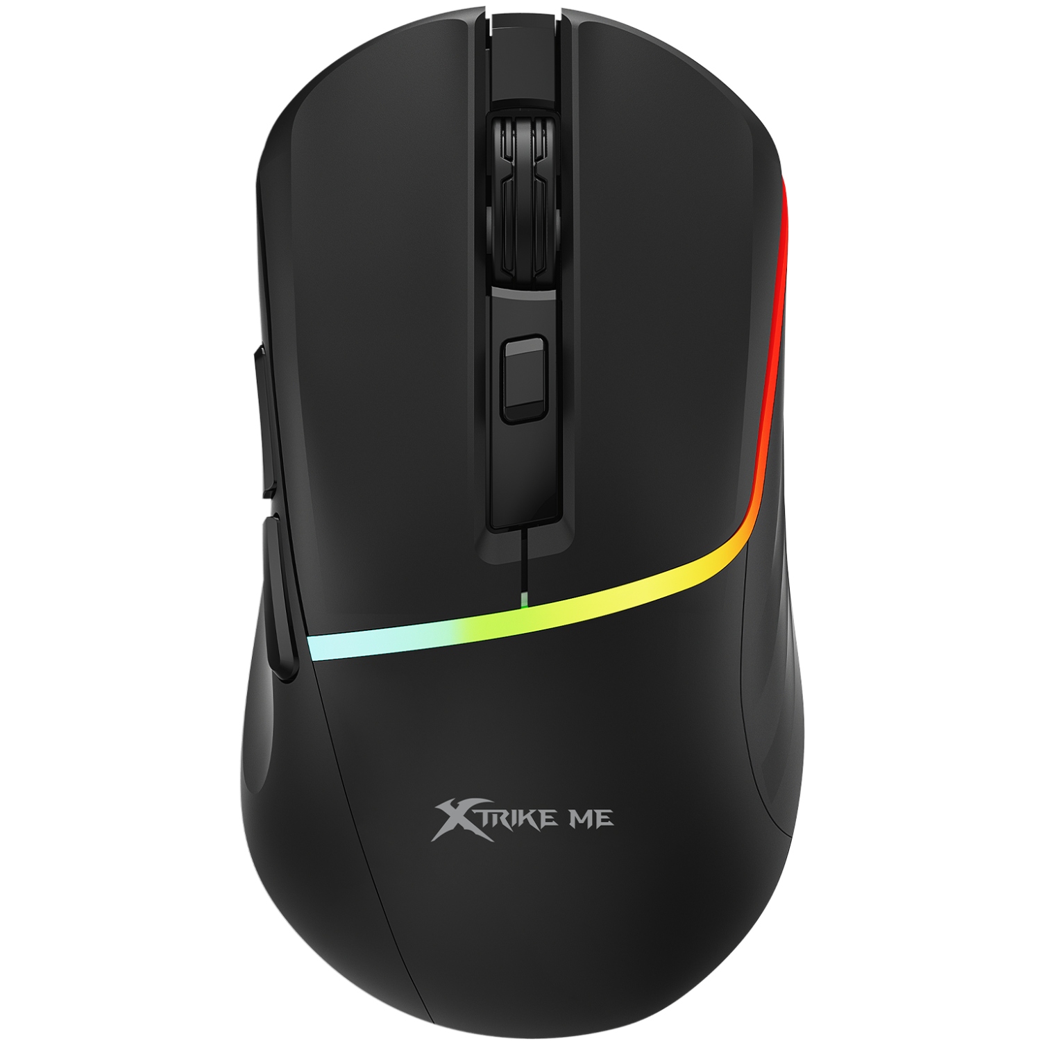 Мишка XTRIKE ME GM-322, ігрова, 7200dpi., 6кн., RGB, чорна