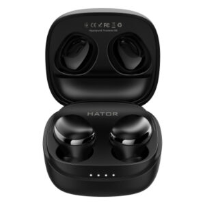 Наушники Hator Hyреrpunk Truedots SyncHUB Black (HTA411)