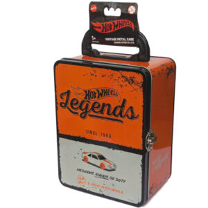Игровой набор Hot Wheels Винтажный контейнер для 18 машинок, оранжевый (HWCC22O)