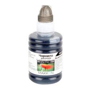 Чернила Makkon для Epson M-100/M-200/L-605/L-1455 140 мл black pigment (IMN-EPS-T7741-140BP)