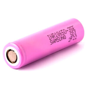 Аккумулятор 18650 3350mAh, 8A, 4.2/3.6/2.5V, pink Samsung (INR18650-35E)