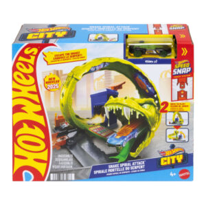 Автотрек Hot Wheels City Спиральная атака Змеи (JBM63)