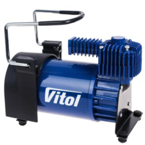 Компрессор VITOL K-55 150psi/23Amp/50л/шланг 5,0м/клеммы/с дефлятором