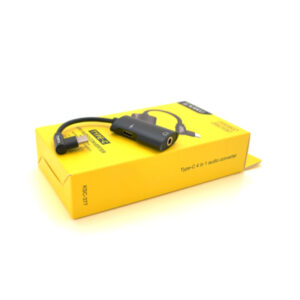 Переходник USB-C 4-in-1 Audio Adapter USB-C + 3.5mm black iKAKU (KSC-377-TC)