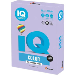 Бумага Mondi IQ color А4 trend, 80g 500sheets, Pale purple (LA12/A4/80/IQ)