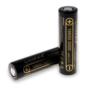 Аккумулятор 18650 3000mah Li-Ion, (2850-3250mah), 3.7V (2.75-4.2V), Blac Liitokala (Lii-30A)