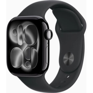 Смарт-часы Apple Watch Series 11 GPS 42mm Jet Black Aluminium Case with Black Sport Band - S/M (MEQT4RK/A)