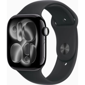 Смарт-часы Apple Watch Series 11 GPS 46mm Jet Black Aluminium Case with Black Sport Band - S/M (MEUW4RK/A)