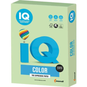 Бумага Mondi IQ color А4 pastel, 160g 250sh Green (MG28/A4/160/IQ)