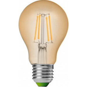 Лампочка Eurolamp LED А60 800 Lm E27 4000K 2шт (MLP-LED-A60-08274(Amber)new)