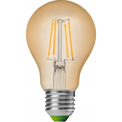 Лампочка Eurolamp LED А60 800 Lm E27 4000K 2шт (MLP-LED-A60-08274(Amber)new)