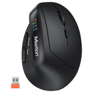 Мышка Meetion BTM008 Wireless/Bluetooth Black (MT-BTM008-A)