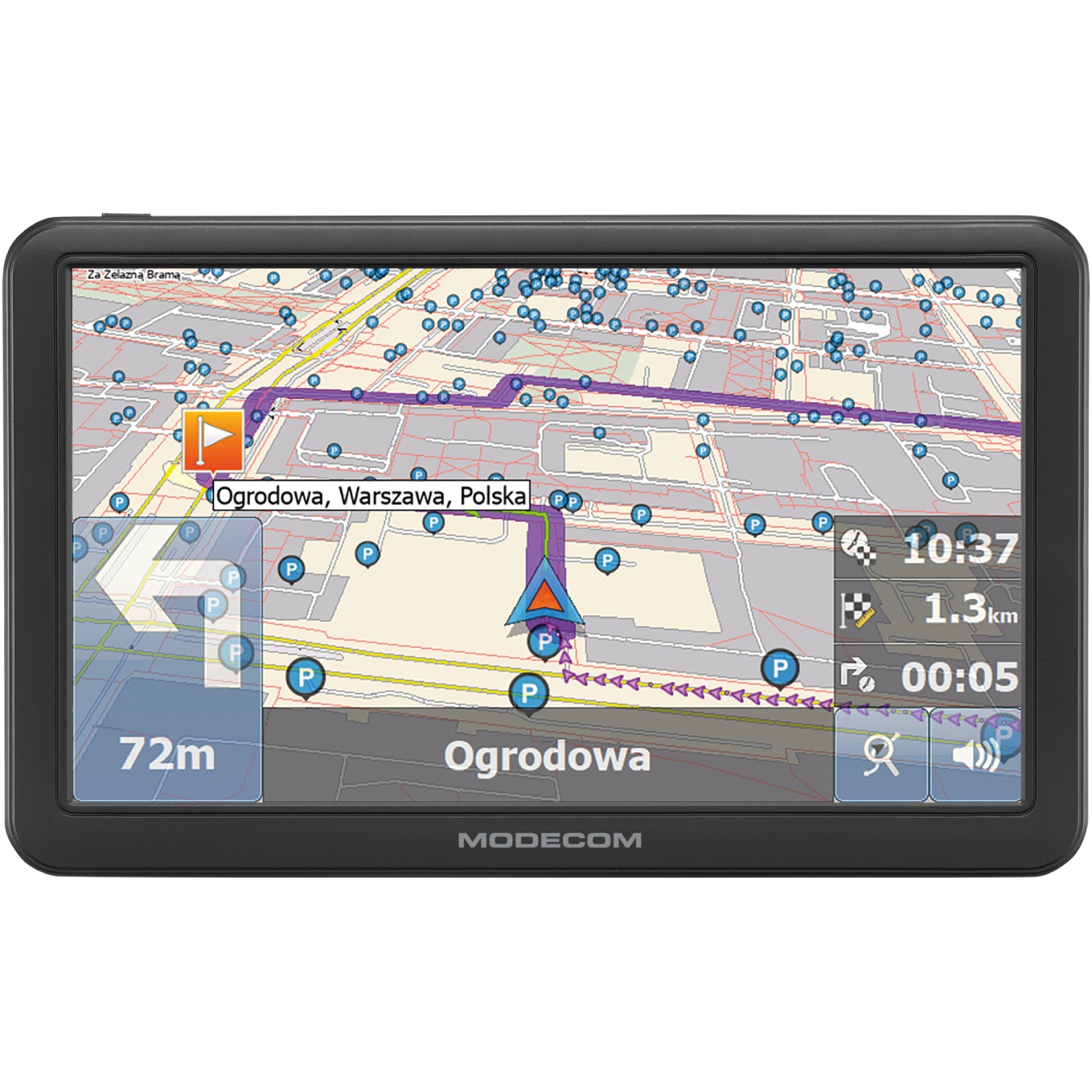GPS Навігатор Modecom Device FreeWAY CX 7.4 TFT 16GB 7" MapFactor EU