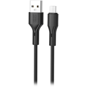 Дата кабель USB 2.0 AM to USB-C NB230-AC black XO (NB230-AC.black)