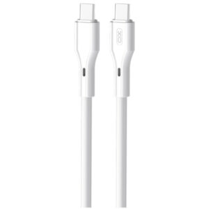 Дата кабель USB-C to USB-C 1.0m 60W Rock XO (NBQ231B_White)