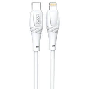 Дата кабель USB-C to Lightning 1.0m 27W High Elastic Zeus XO (NBQ239A_White)