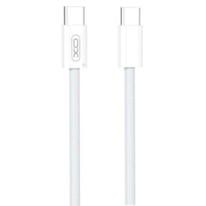 Дата кабель USB-C to USB-C 1.0m 60W white XO (NBQ260A_С_White)