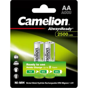 Аккумулятор Camelion AA 2500mAh Ni-MH AlwaysReady * 2 R6-2BL (NH-АA2500АRBP2)