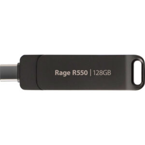 USB флеш накопитель Patriot 128GB Rage R550 Matte Black USB 3.2/Type-C (PE128GR550DSAD)