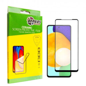 Стекло защитное Dengos Ceramic Film Samsung Galaxy A53 (black) (TGCF-17)