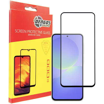 Стекло защитное Dengos Full Glue Samsung Galaxy A36 5G (black) (TGFG-387)