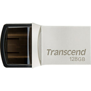 USB флеш накопитель Transcend 128GB JetFlash 890 Silver USB 3.1/Type-C (TS128GJF890S)