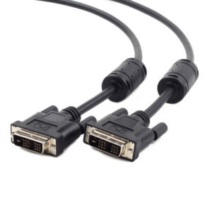 Кабель мультимедийный DVI M to DVI M 5.0m 18+1pin Viewcon (VC-DVI-104-5m)