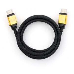 Кабель мультимедийный HDMI M to HDMI M 1.5m V2.0 Vinga (VCPDCHDMI2VMM1.5BK)
