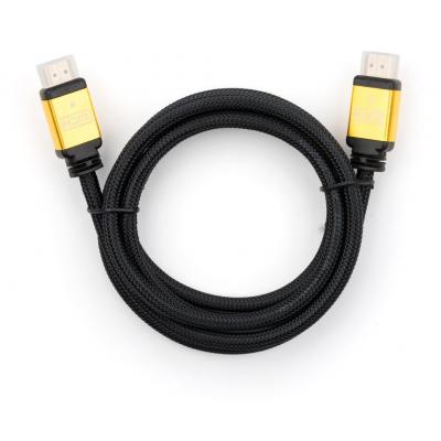 Кабель мультимедийный HDMI M to HDMI M 1.5m V2.0 Vinga (VCPDCHDMI2VMM1.5BK)