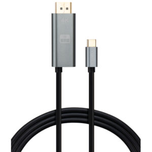 Кабель мультимедийный USB-C to DisplayPort M 1.5m v1.2 4K60Hz PD 100W port Vinga (VCPVCCD1215PD)