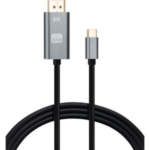 Кабель мультимедийный USB-C to DisplayPort M 1.5m v1.2 4K60Hz Vinga (VCPVCCD1215)