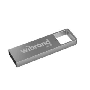 USB флеш накопитель Wibrand 64GB Shark Silver USB 2.0 (WI2.0/SH64U4S)