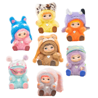 Мягкая игрушка No Brand сюрприз кукла Wakuku (6 non-repeating generation), 15см, Mix color, Затемненный пакет, Box (Wakuku)