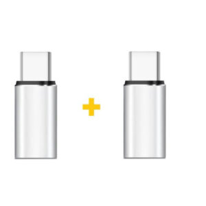 Переходник Lightning F to USB-C M 2PCS silver XoKo (XK-AC025-SL2)