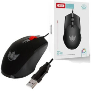 Мышка XO M1 RGB USB Black (XO-M1-BK)