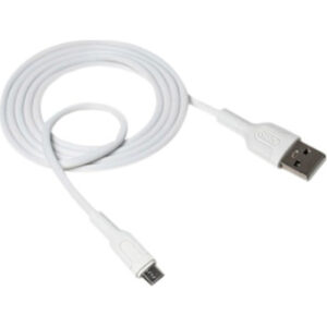 Дата кабель USB 2.0 AM to Micro 5P 1.0m NB212 2.1A White XO (XO-NB212m-WH)