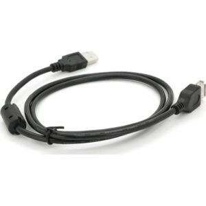 Дата кабель USB 2.0 AM/AF 1.0m ferrite black Voltronic (YT-AM/AF-1.0B)