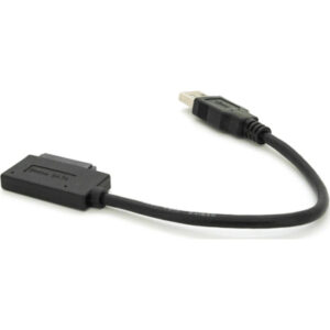 Переходник USB 3.0 AM to Slimline SATA 13 pin 0.12m for ODD black Voltronic (YT-C3.0-SATA/0.12)