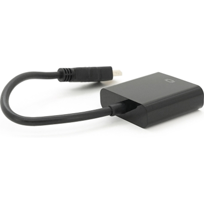 Переходник HDMI M to VGA F 0.1m 4K/2K black Voltronic (YT-C-HDMI(M)/VGA(F)-B)