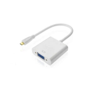Переходник micro HDMI M to VGA F 0.3m 4K/2K White Voltronic (YT-C-mcHDMI(M)/VGA(F)-W)