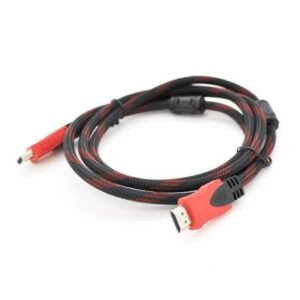 Кабель мультимедийный HDMI M to HDMI M 25.0m V1.4 black/red Merlion (YT-HDMI(M)/(M)NY/RD-25m)