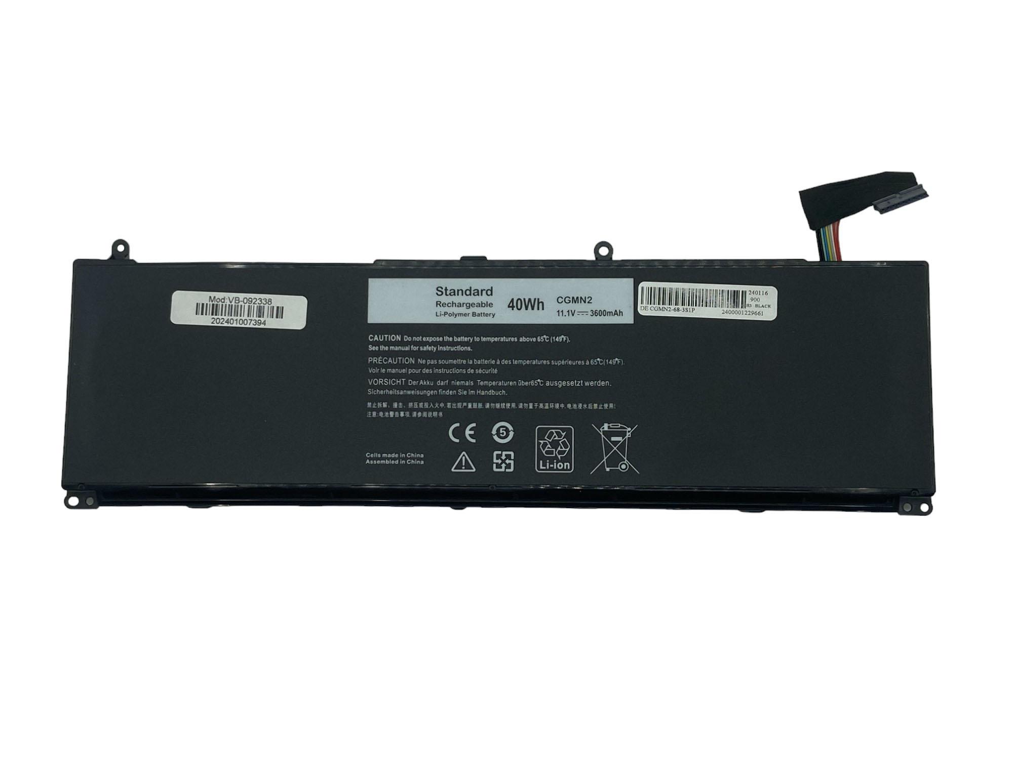 Аккумулятор для ноутбука Dell N33WY Inspiron 11 3000 11.1V Black 3600mAh OEM