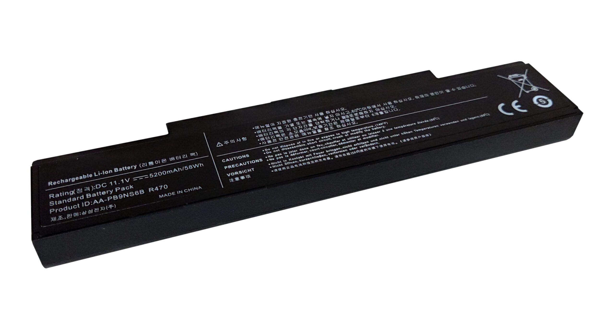 Аккумулятор для ноутбука Samsung AA-PB9NS6B R470 11.1V Black 5200mAh OEM