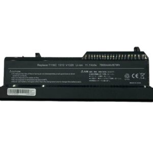Аккумулятор для ноутбука Усил. Dell T114C Vostro 1310 11.1V Black 7800mAh OEM